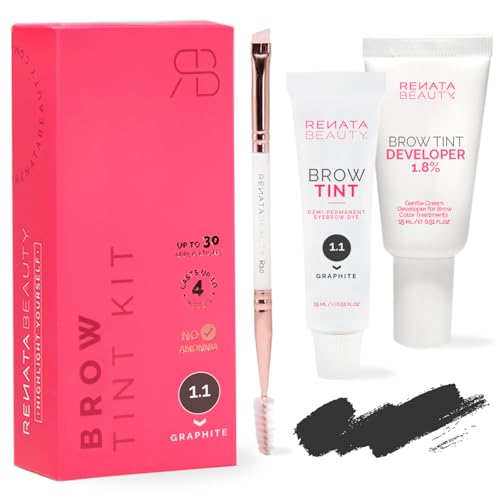 Renata Beauty Kit de Teinture pour Sourcils – Kit de