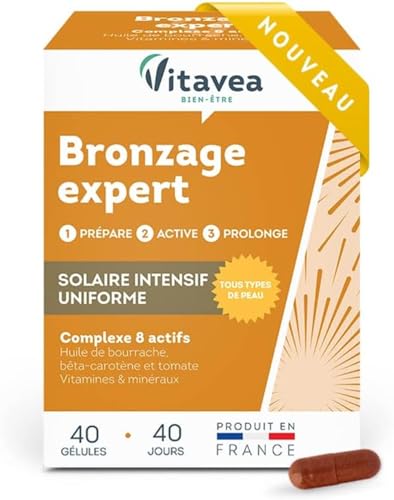 Vitavea - Bronzage Expert - Complément Alimentaire - 40 gélules