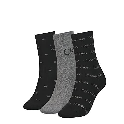 Calvin Klein CLSSC Sock, Black Combo, One Size (Lot de