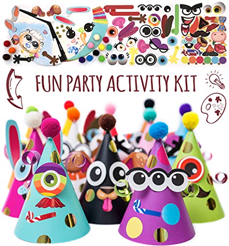 Kit d'activités pour chapeaux de fête - Bricolage avec 12