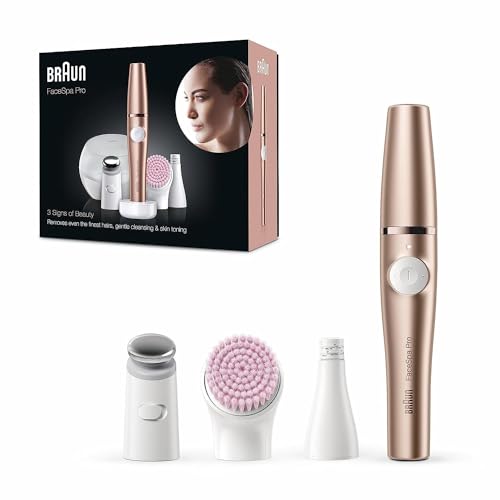 Braun Braun FaceSpa Pro SE921 Épilateur Visage Beauté Tout-en-Un, Brosse