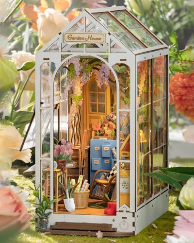 Rolife DIY Book Nook Kit Miniature Gardenhouse Puzzles 3D Modèle