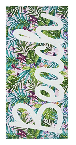 Catherine Lansfield Serviette de Plage Motif Ananas, Coton, Multicolore, 160